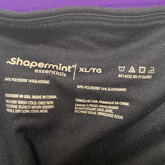 NWT Shapermint Essentials High Waisted Active Shaping Leggings XL - Picture 5 of 8